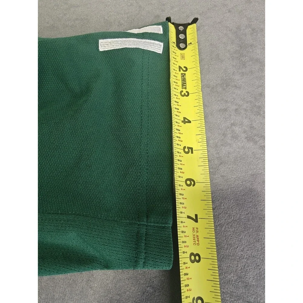Adidas Notre Dame Fighting Irish Polo Shirt Green Mesh Performance Golf Men XL